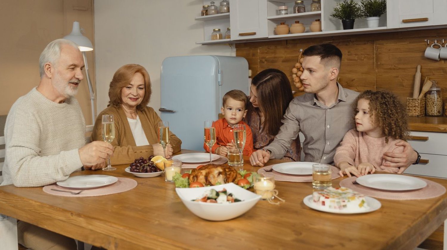 Une table familiale